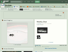 Tablet Screenshot of ebrusidar.deviantart.com