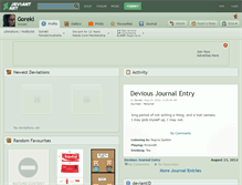 Tablet Screenshot of goreki.deviantart.com