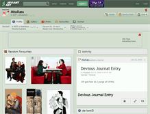 Tablet Screenshot of misskass.deviantart.com