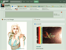 Tablet Screenshot of nanadb.deviantart.com