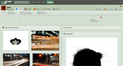 Desktop Screenshot of jear.deviantart.com