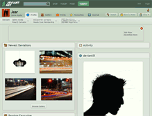 Tablet Screenshot of jear.deviantart.com