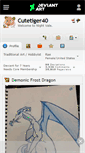 Mobile Screenshot of cutetiger40.deviantart.com