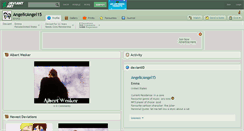 Desktop Screenshot of angelicangel15.deviantart.com
