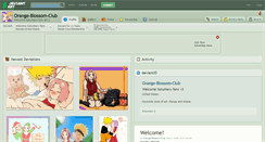 Desktop Screenshot of orange-blossom-club.deviantart.com