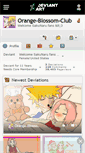 Mobile Screenshot of orange-blossom-club.deviantart.com