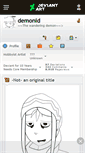 Mobile Screenshot of demonid.deviantart.com