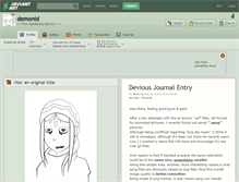 Tablet Screenshot of demonid.deviantart.com