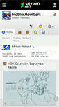 Mobile Screenshot of mobiusmembers.deviantart.com