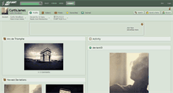Desktop Screenshot of curtisjames.deviantart.com