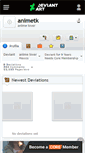 Mobile Screenshot of animetk.deviantart.com