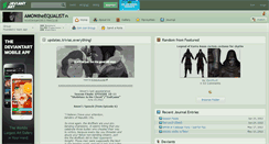 Desktop Screenshot of amontheequalist.deviantart.com