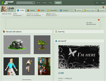 Tablet Screenshot of leari.deviantart.com