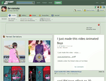 Tablet Screenshot of ibr-remote.deviantart.com
