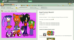 Desktop Screenshot of darksonic250.deviantart.com