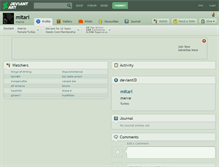 Tablet Screenshot of mitari.deviantart.com