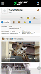 Mobile Screenshot of fuckforfree.deviantart.com