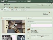 Tablet Screenshot of fuckforfree.deviantart.com