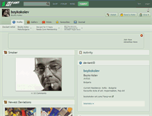 Tablet Screenshot of boykokolev.deviantart.com