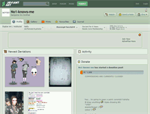 Tablet Screenshot of no1-knows-me.deviantart.com
