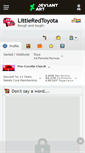 Mobile Screenshot of littleredtoyota.deviantart.com