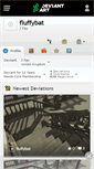 Mobile Screenshot of fluffybat.deviantart.com