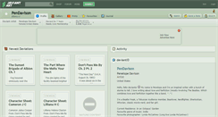 Desktop Screenshot of pendavison.deviantart.com