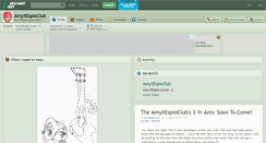 Desktop Screenshot of amyxespioclub.deviantart.com