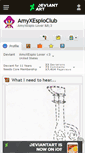 Mobile Screenshot of amyxespioclub.deviantart.com