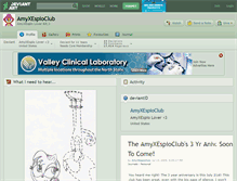 Tablet Screenshot of amyxespioclub.deviantart.com