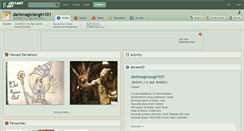 Desktop Screenshot of darkmagiciangirl101.deviantart.com