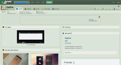 Desktop Screenshot of kazene.deviantart.com
