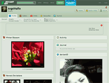 Tablet Screenshot of angelhalfie.deviantart.com