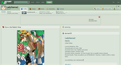 Desktop Screenshot of ladysianna2.deviantart.com