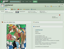 Tablet Screenshot of ladysianna2.deviantart.com