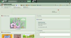 Desktop Screenshot of buttermonster.deviantart.com