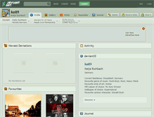 Tablet Screenshot of ke89.deviantart.com