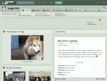 Tablet Screenshot of foxgirl100.deviantart.com