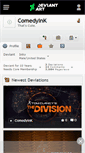 Mobile Screenshot of comedyink.deviantart.com
