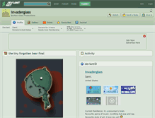 Tablet Screenshot of invaderglass.deviantart.com
