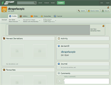 Tablet Screenshot of dbrapefaceplz.deviantart.com
