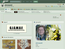 Tablet Screenshot of jelenasseid.deviantart.com