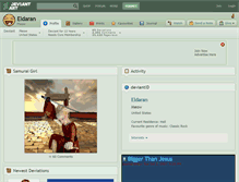 Tablet Screenshot of eldaran.deviantart.com