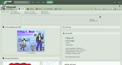 Desktop Screenshot of fritzywolf.deviantart.com