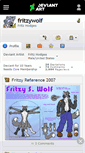 Mobile Screenshot of fritzywolf.deviantart.com