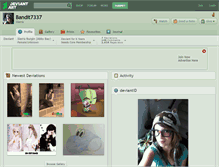 Tablet Screenshot of bandit7337.deviantart.com