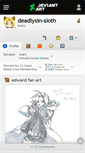 Mobile Screenshot of deadlysin-sloth.deviantart.com