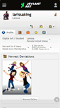 Mobile Screenshot of larissaking.deviantart.com