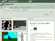 Tablet Screenshot of kittyblaster4000.deviantart.com
