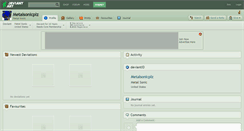 Desktop Screenshot of metalsonicplz.deviantart.com